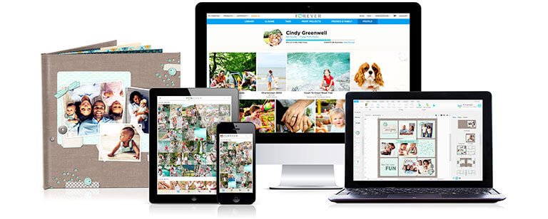 FOREVER® products for printing and sharing photos.