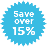 Save over 15% on the total membership cost when choosing our single payment option